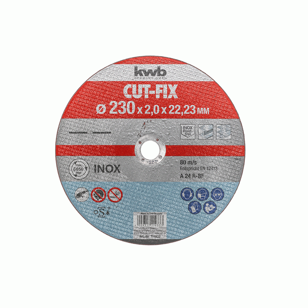 KWB cut-fix rezna ploča 230x2,0 mm