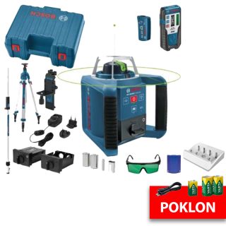BOSCH građevinski laser GRL 300 HVG + BT 300 + GR 240 JIT Set + GRATIS Varta punjač i baterije