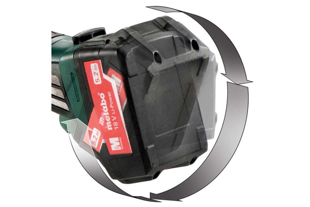 METABO aku kutna brusilica W 18-LXT 125 mm  bez baterije - Image 2