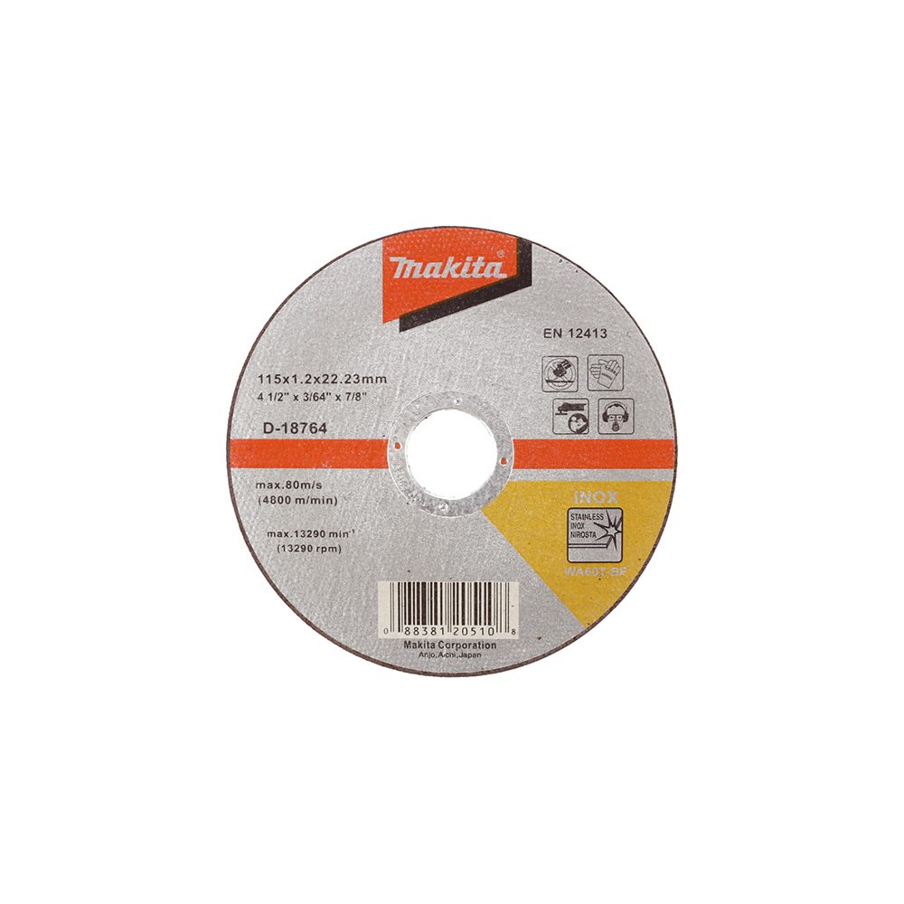 MAKITA rezna ploča za inox 115x1,2 mm D-18764