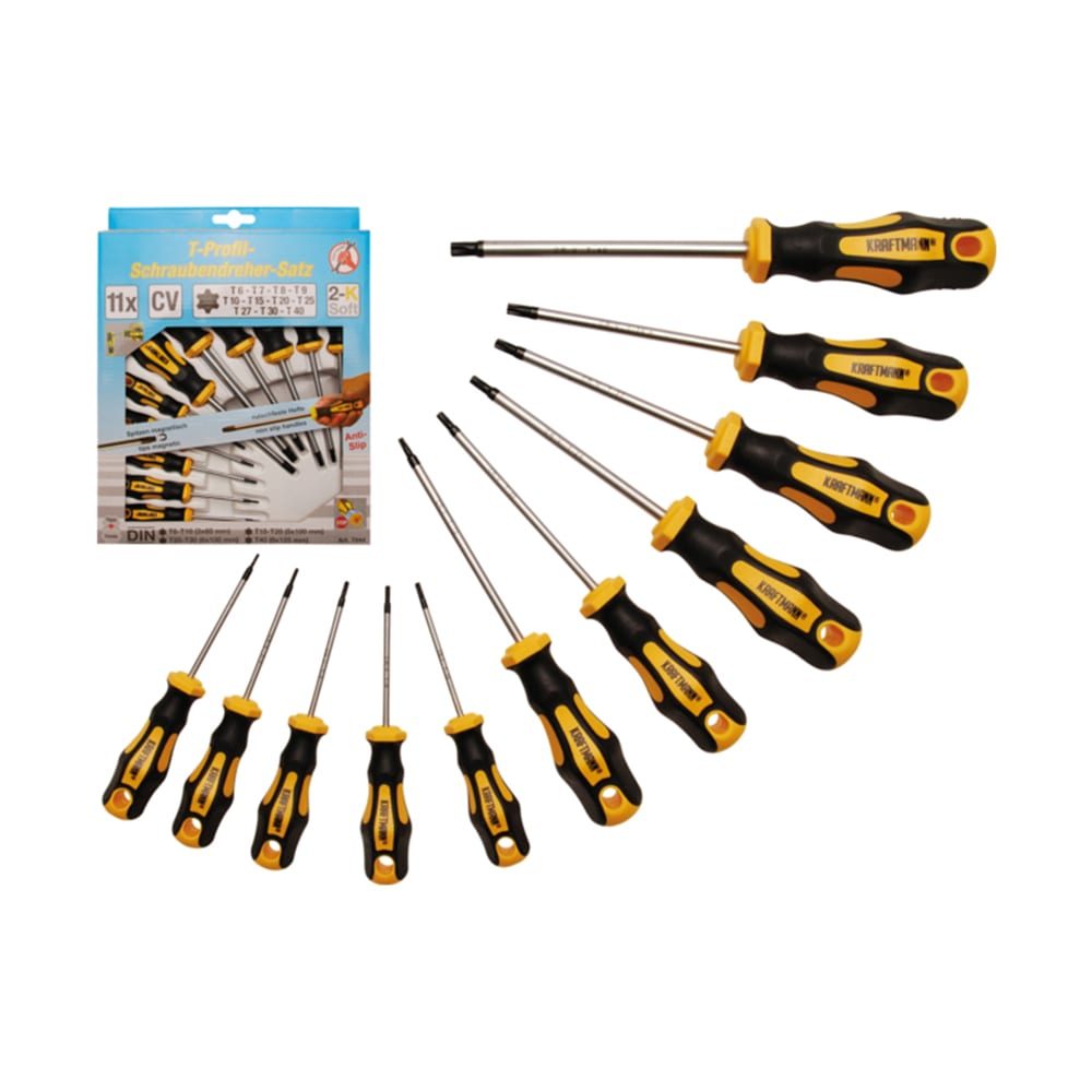 BGS set odvijača Torx T6-T40 11 dj. Kraftmann 7844