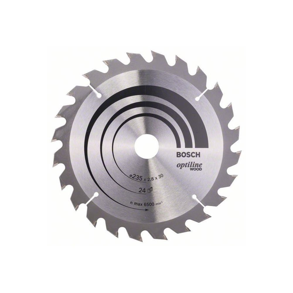 BOSCH list kružne pile 235x30/25x2,8 mm, 24Z, Optiline Wood