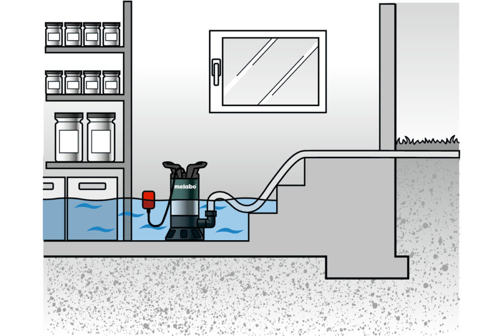 METABO potopna pumpa za nečistu vodu PS 7500 S - Image 2