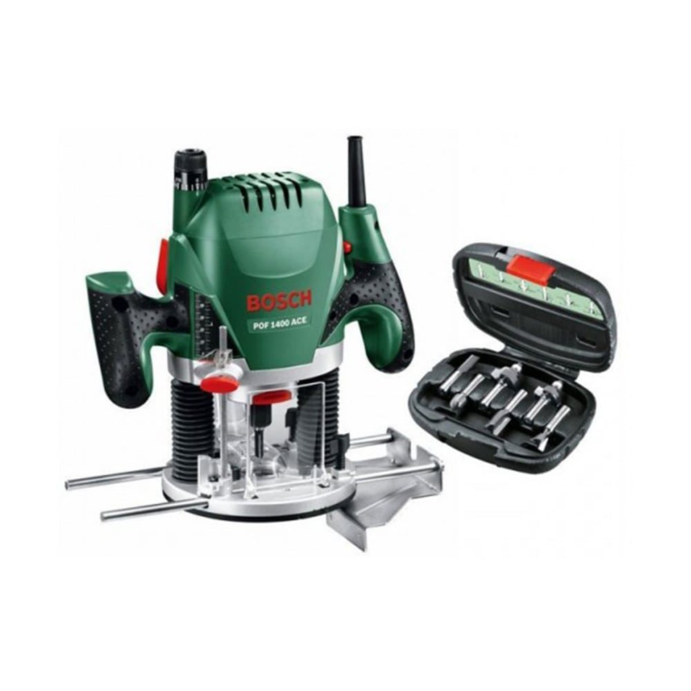 BOSCH vertikalna glodalica POF 1400 ACE + set glodala - Image 2