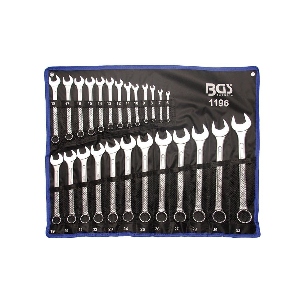 BGS set viljuškasto-okastih ključeva 6-32 mm 25 dj. pro+ 1196