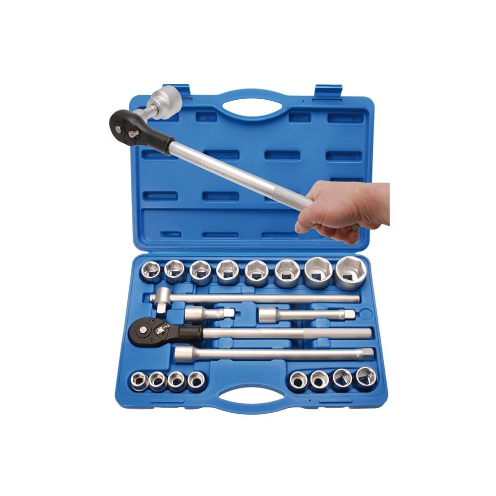 BGS set nasadnih ključeva 19-50 mm 3/4" 21 dj. pro+ 1207