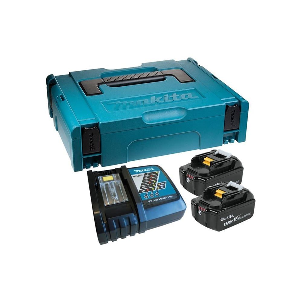 MAKITA aku set LXT 2xAku 18V 4,0Ah 1xDC18RC Makpac 197504-2