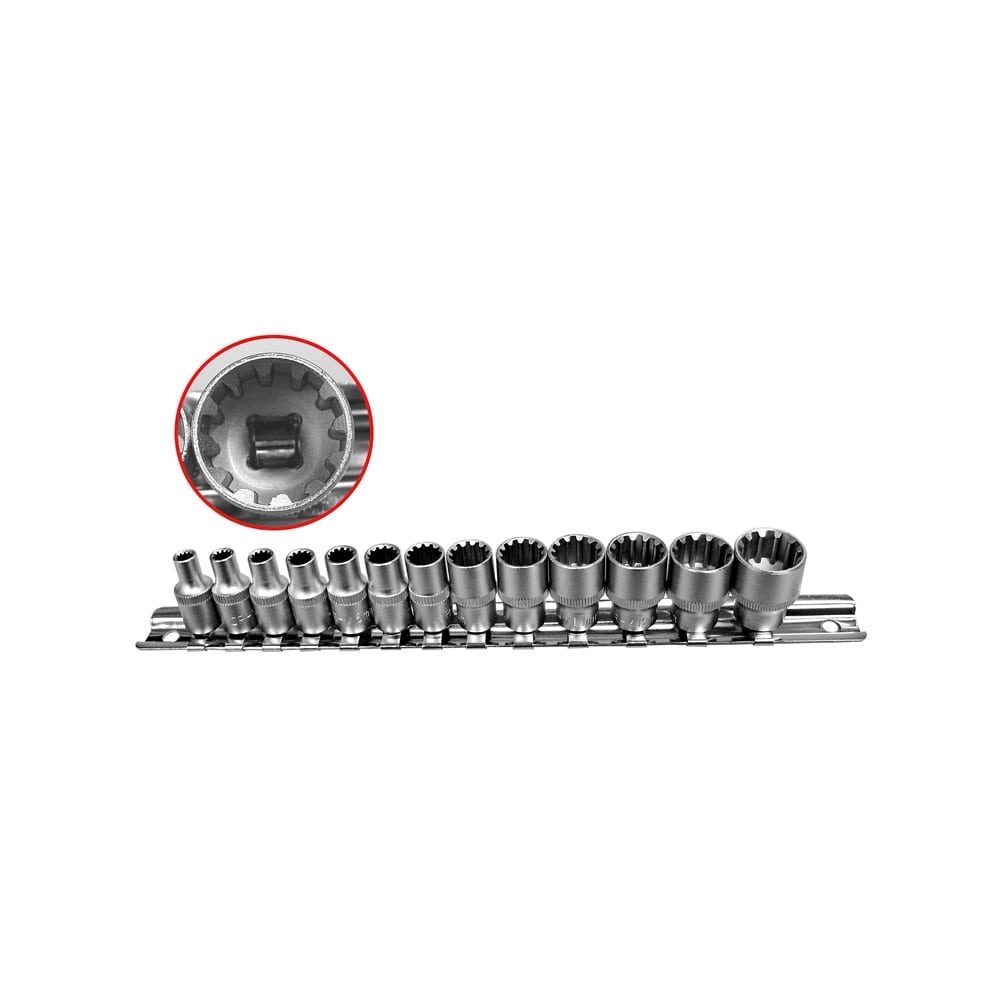 BGS set nasadnih ključeva univerzalni 4-14 mm 1/4" 13 dj. pro+ 2150