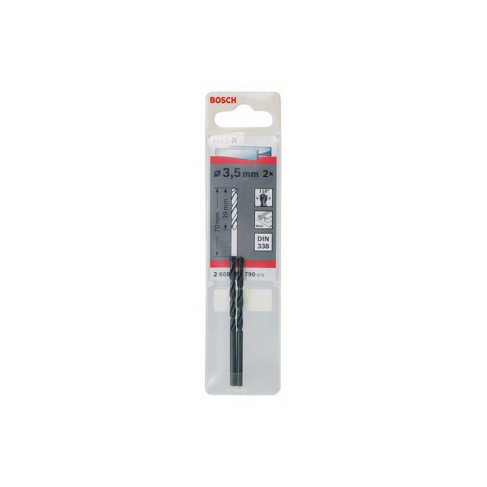 BOSCH svrdlo za metal HSS-R 3,5x70/39 2/1 - Image 2