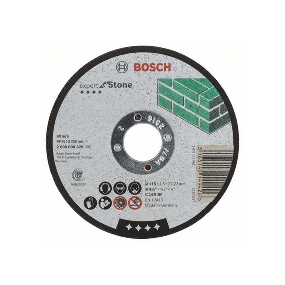 BOSCH rezna ploča za kamen ravna Expert 115x2,5 mm