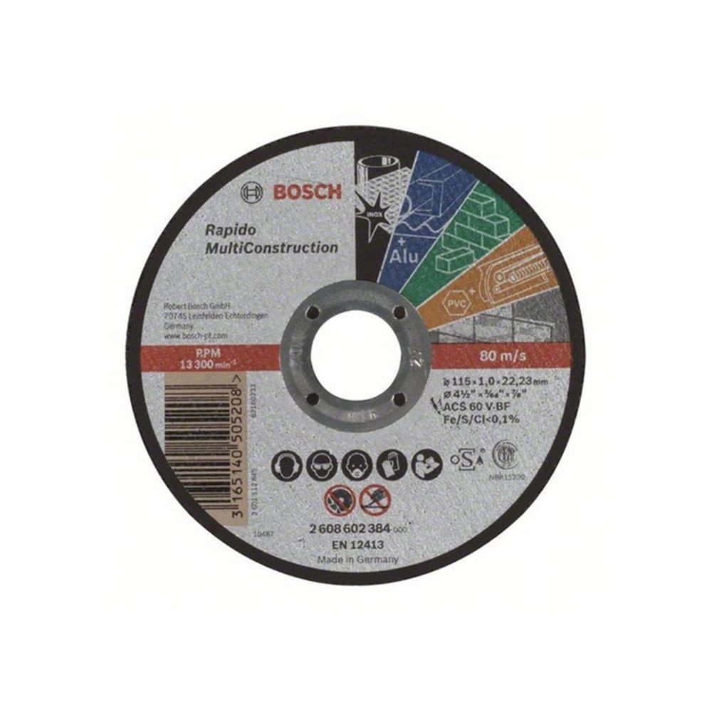 BOSCH višenamjenska rezna ploča RMC 115x1 mm