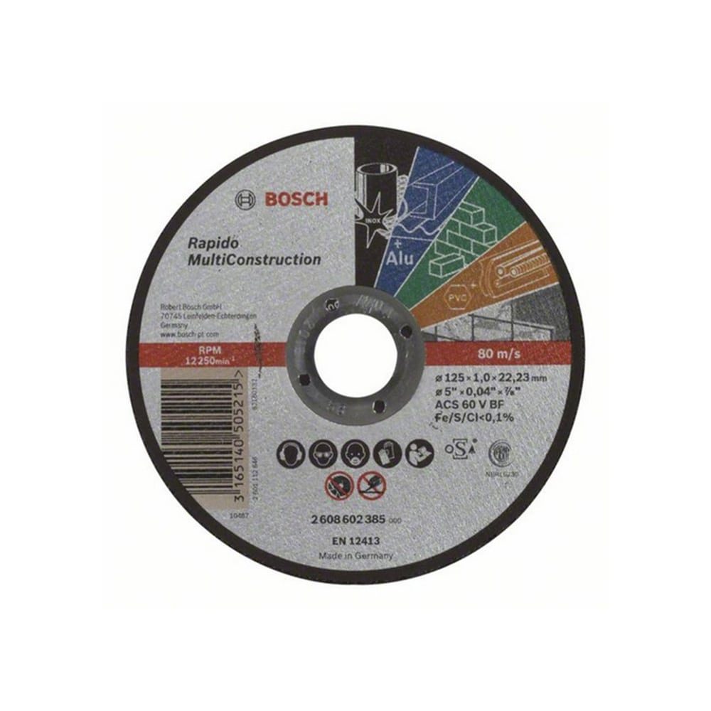 BOSCH višenamjenska rezna ploča RMC 125x1 mm