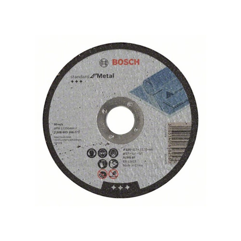 BOSCH rezna ploča za metal ravna Standard 125x2,5 mm