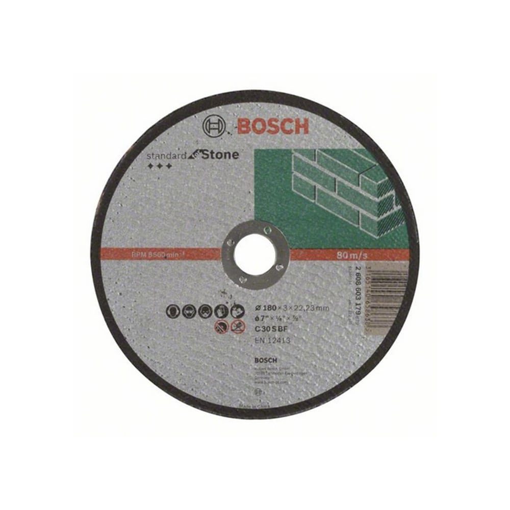 BOSCH rezna ploča za kamen ravna Standard 180x3 mm