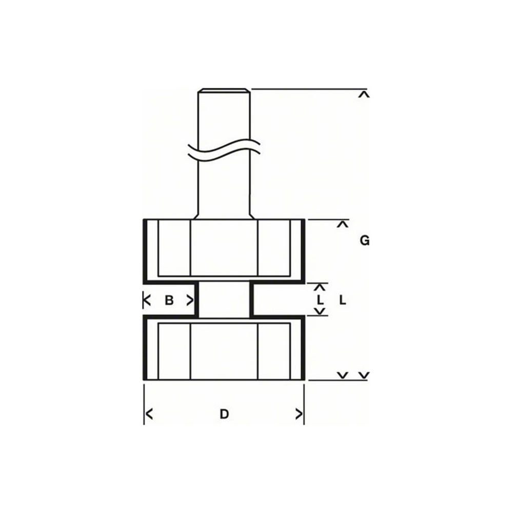 BOSCH glodalo za pero 25x5mm - Image 3