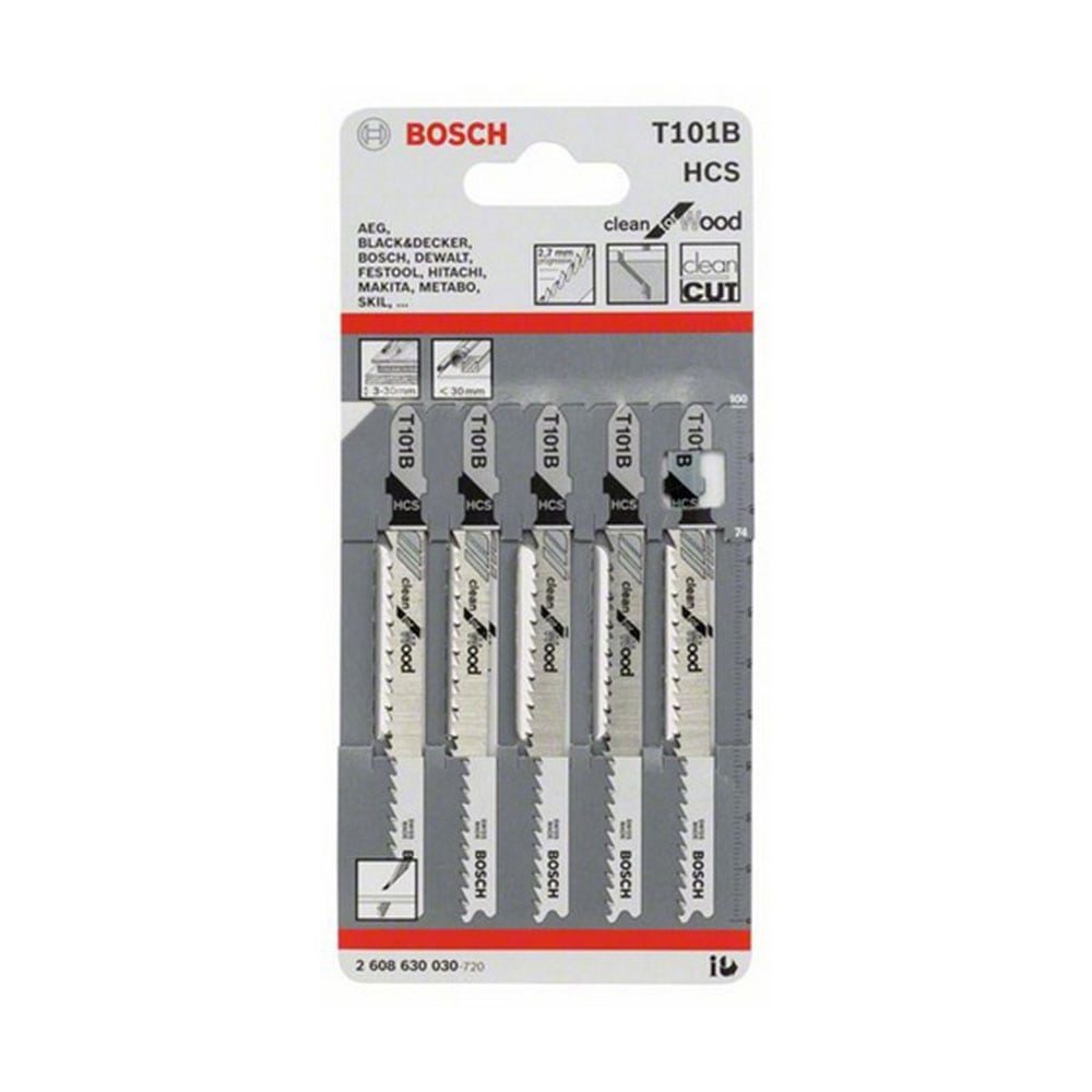 BOSCH list ubodne pile za drvo HCS T 101 B 100 mm, 5 kom - Image 2