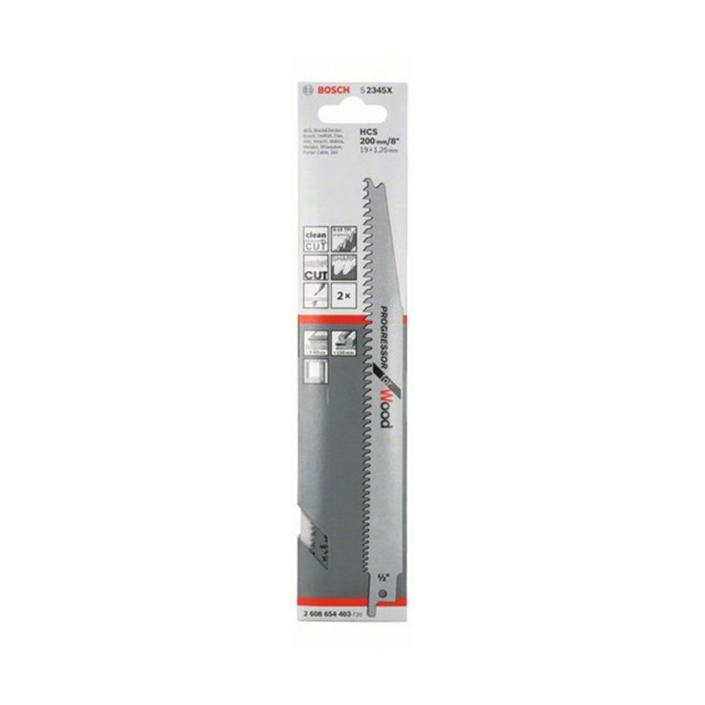 BOSCH list sabljaste pile HCS S 2345 X 200 mm, 2 kom - Image 2