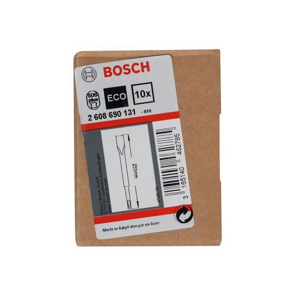 BOSCH SDS-plus plosnato dlijeto 20x250 mm, 10 kom - Image 2