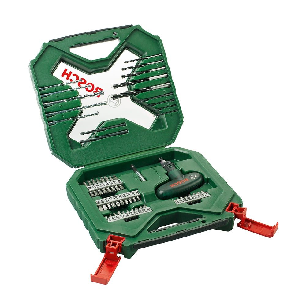 BOSCH set svrdla i bitova izvijača 54-dijelni X-Line