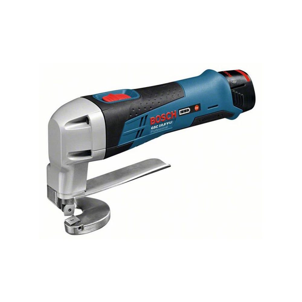 BOSCH aku škare za lim GSC 10,8 V-Li 2xAku 10,8V 2,0Ah L-Boxx