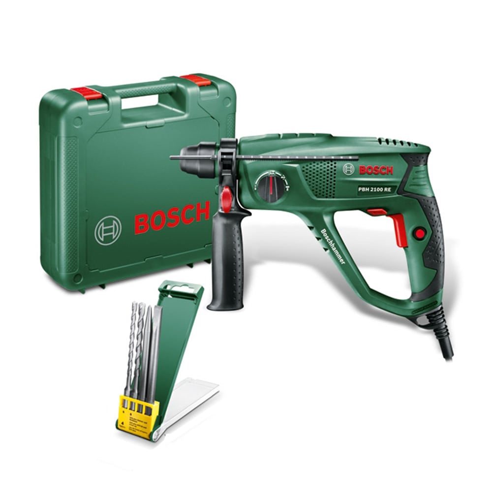 BOSCH bušaći čekić PBH 2100 RE + 4 dj. set pribora