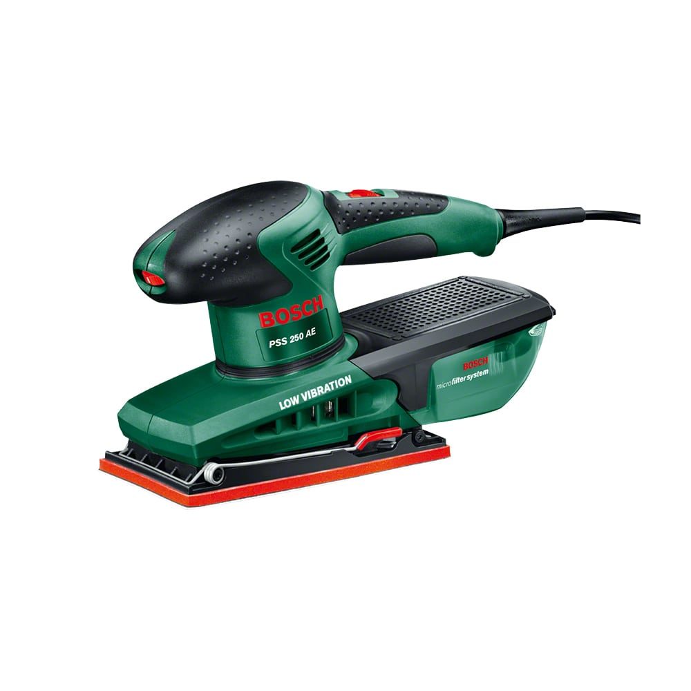 BOSCH vibraciona brusilica PSS 250 AE kovčeg