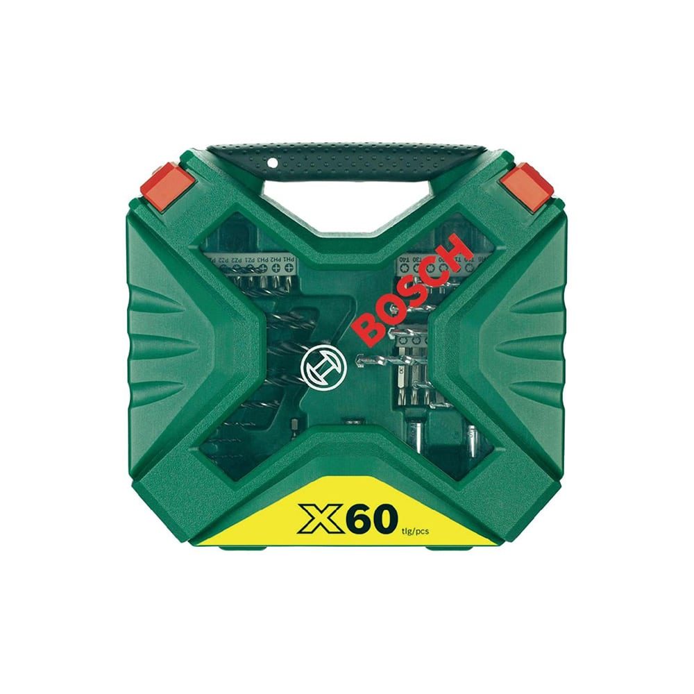 BOSCH set svrdla i bitova izvijača 60-dijelni X-Line - Image 2