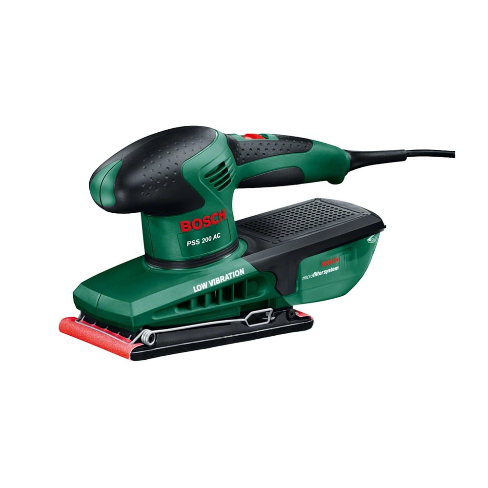 BOSCH vibraciona brusilica PSS 200 AC kovčeg