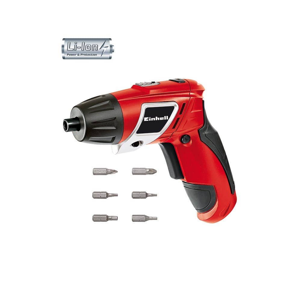 EINHELL aku odvijač TC-SD 3,6 Li 3,6V 1,3Ah + 6 bitova