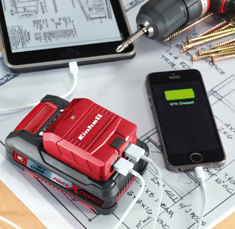 EINHELL prijenosni adapter TE-CP 18 Li USB PXC 18V bez baterije - Image 5