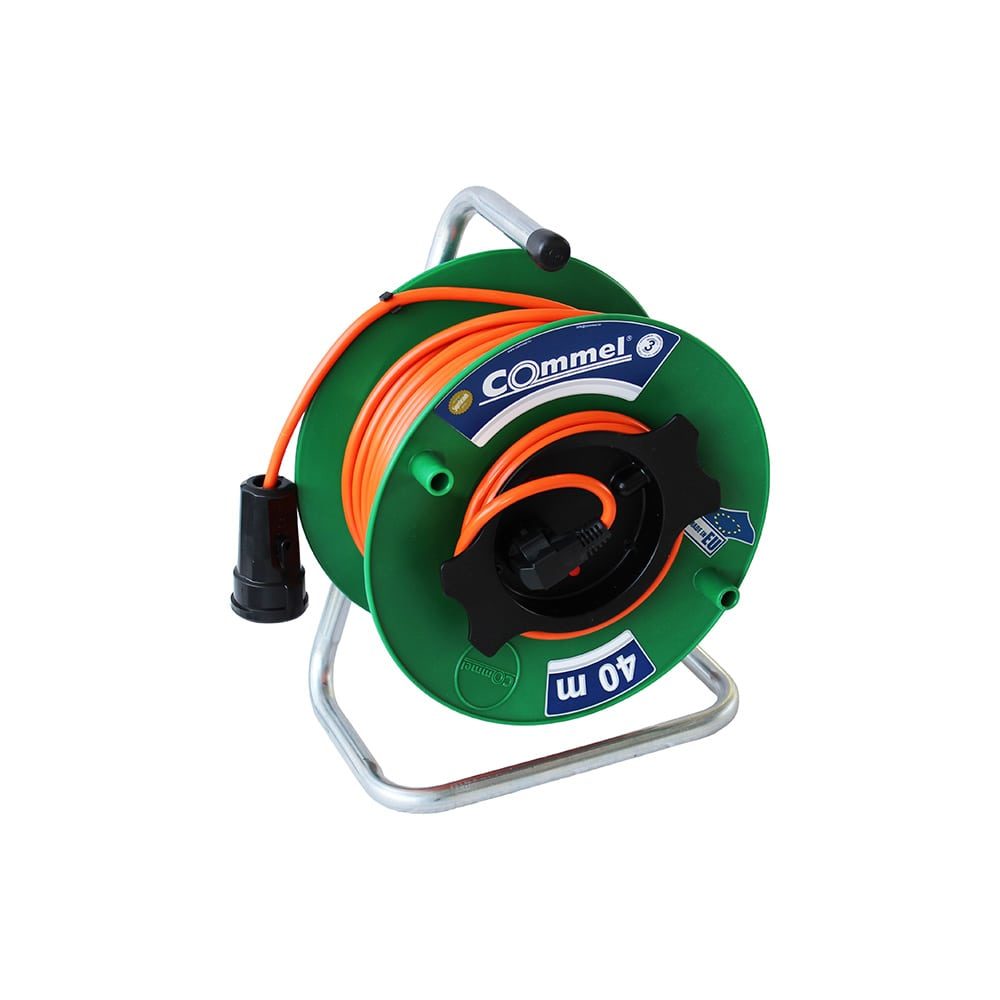 COMMEL kabelska motalica na PVC bubnju 40m 280mm monofazna 0993