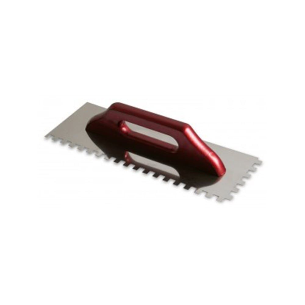 KRAFTER gleter inox s drvenom ručkom, nazubljeni 280x130x8 mm