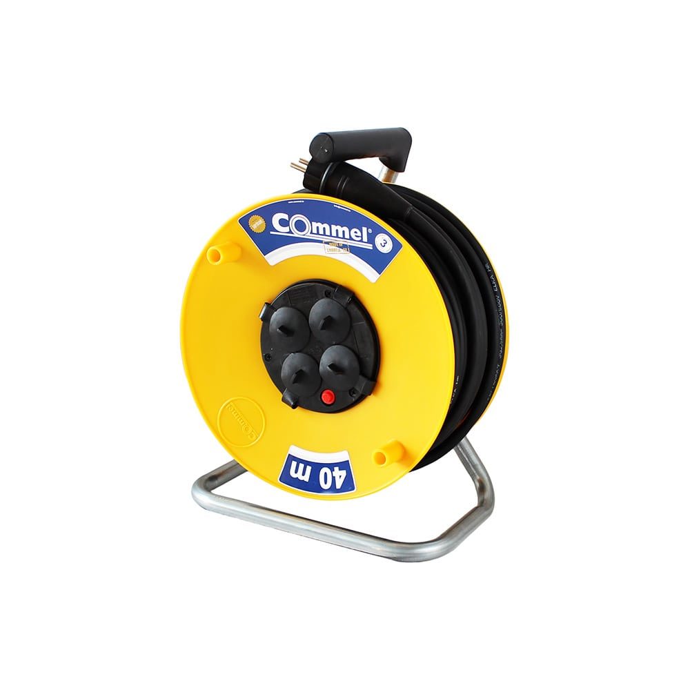 COMMEL kabelska motalica na PVC bubnju 25m 280mm monofazna 0959