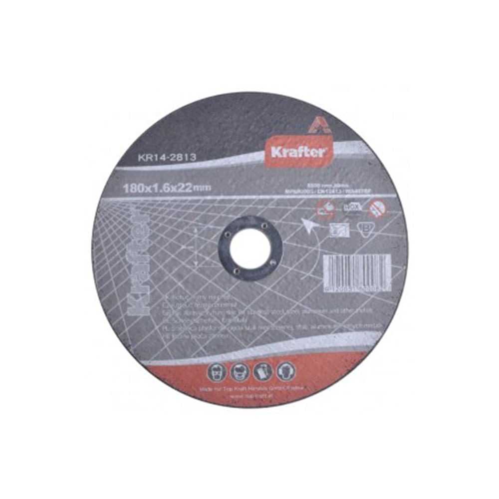 KRAFTER rezna ploča za inox 125 x 1,0 x 22 mm