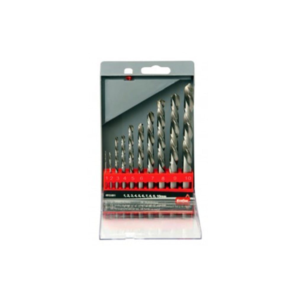 KRAFTER set svrdla za metal HSS-G 1-10 mm, 10 kom