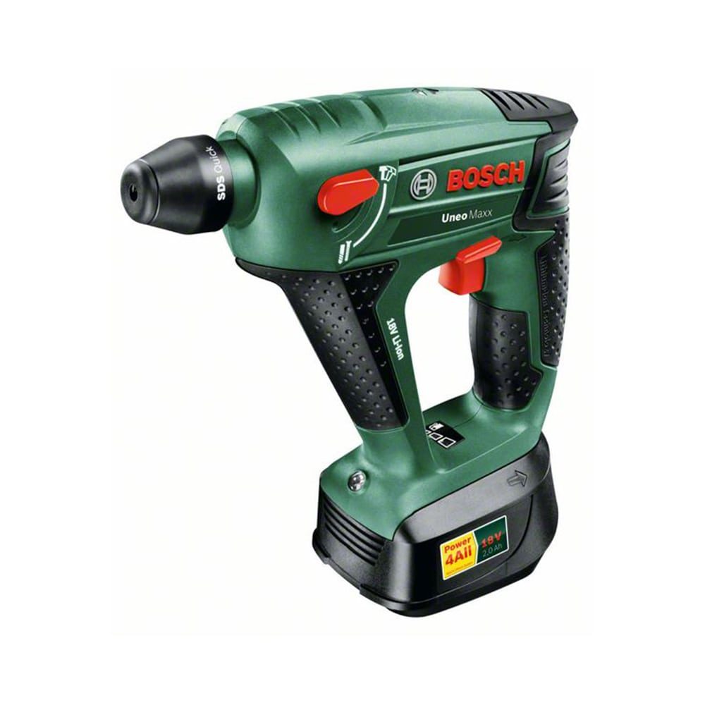 BOSCH aku bušaći čekić Uneo Maxx 18V SDS-quick 2,0Ah 0,6J kovčeg