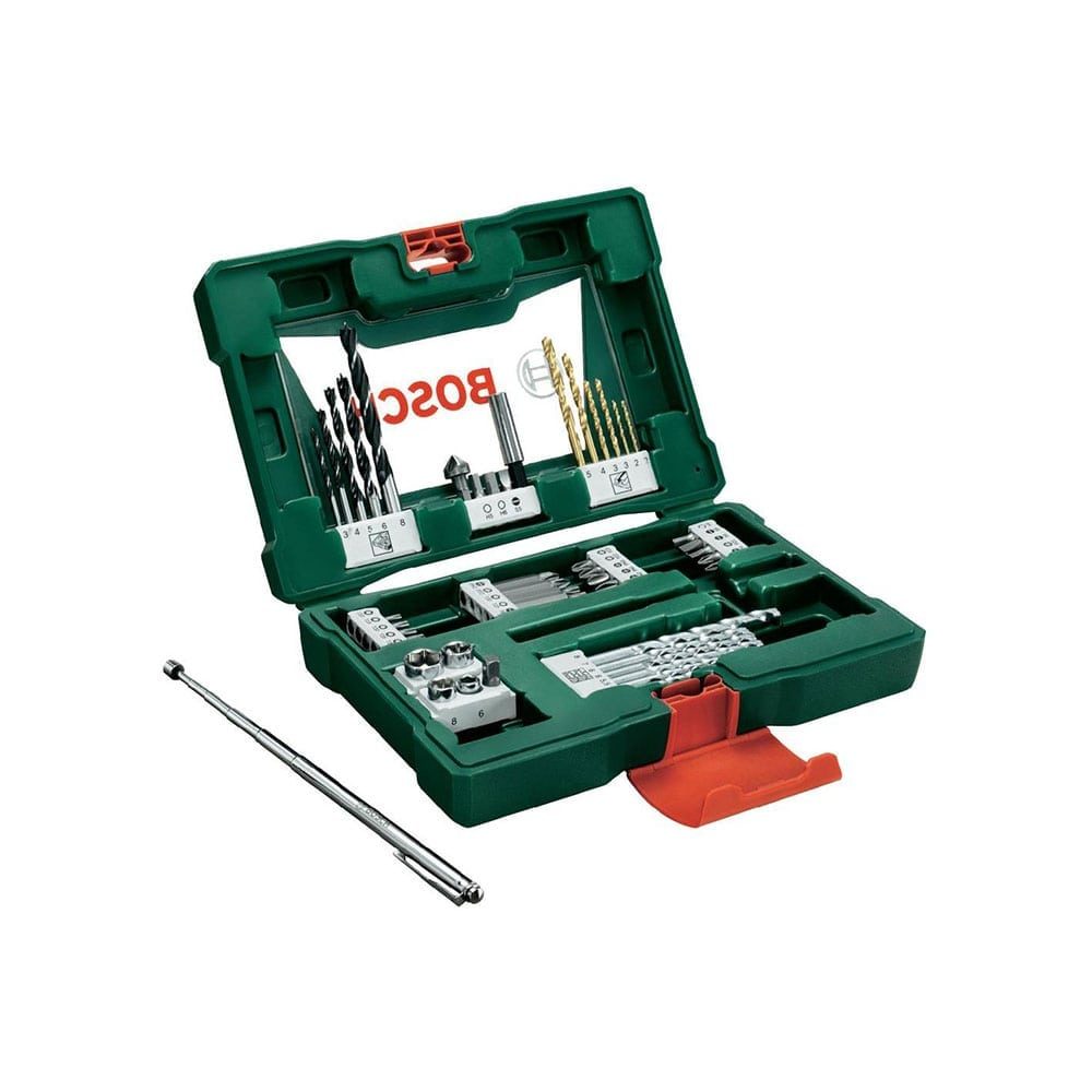 BOSCH set svrdla i bitova izvijača s magnetskim štapom 48-dijelni V-Line TiN