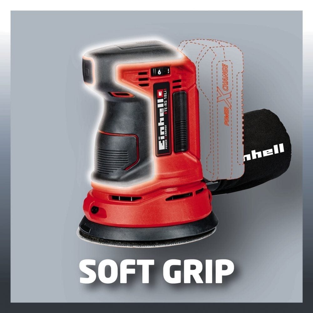 EINHELL aku ekscentrična brusilica TE-RS 18 Li PXC 18V bez baterije - Image 6