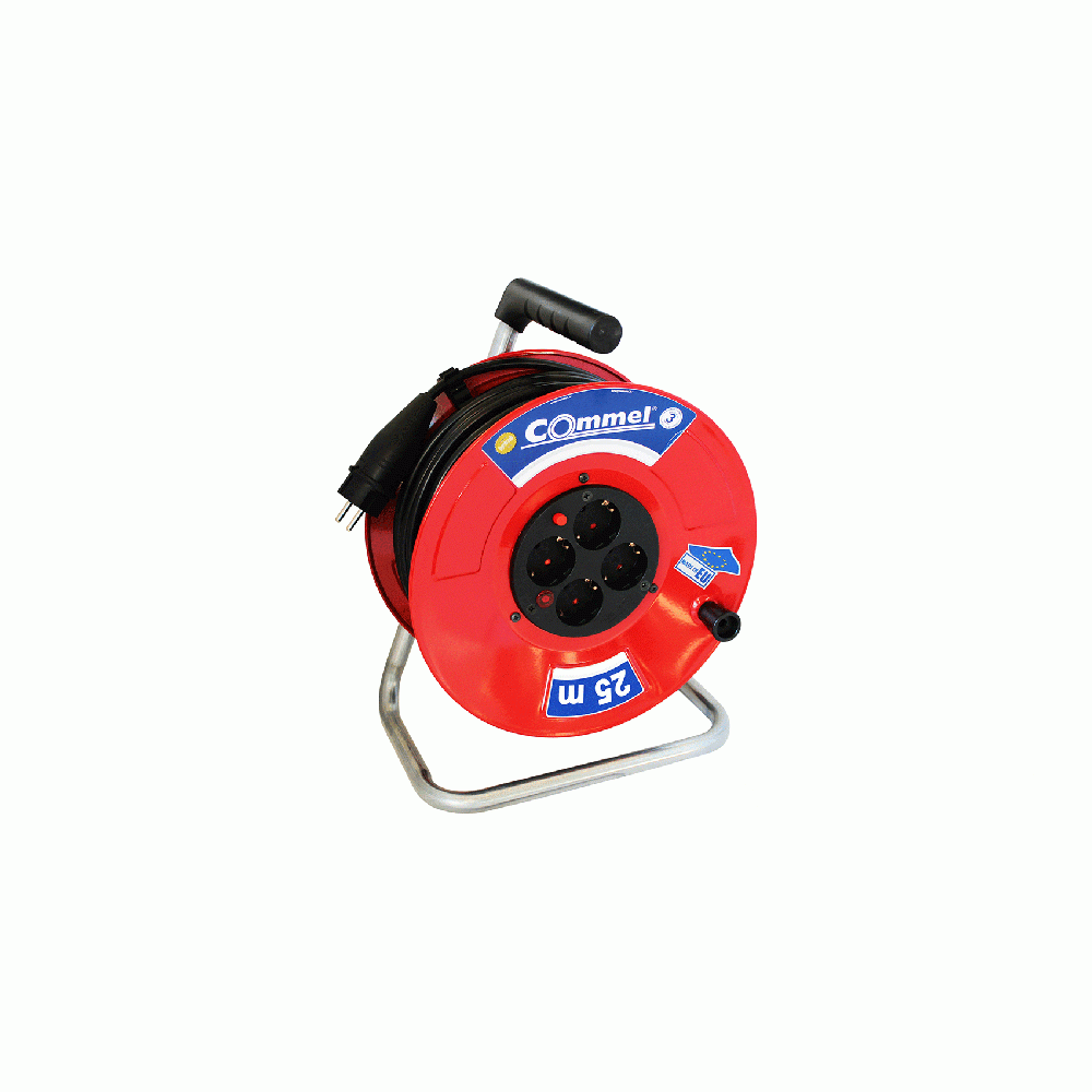 COMMEL kabelska motalica na metalnom bubnju 25m 280mm 0925