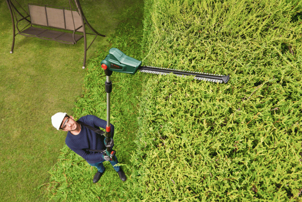 BOSCH aku škare za živicu UniversalHedgePole 18 + aku set 18V 4,0Ah - Image 2