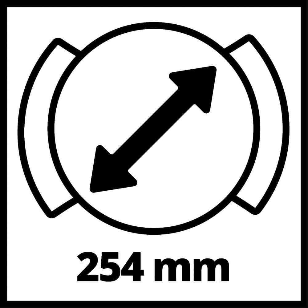 EINHELL aku polirka CE-CB 18/254 Li PXC 18V bez baterije - Image 7