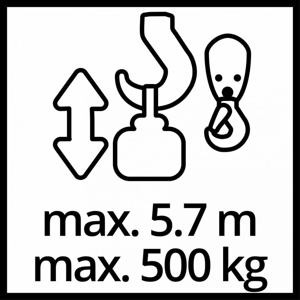 EINHELL električna dizalica TC-EH 500 - Image 8