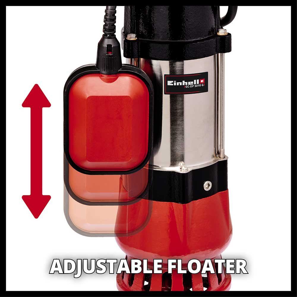 EINHELL potopna pumpa za nečistu vodu GC-DP 5010 G - Image 3