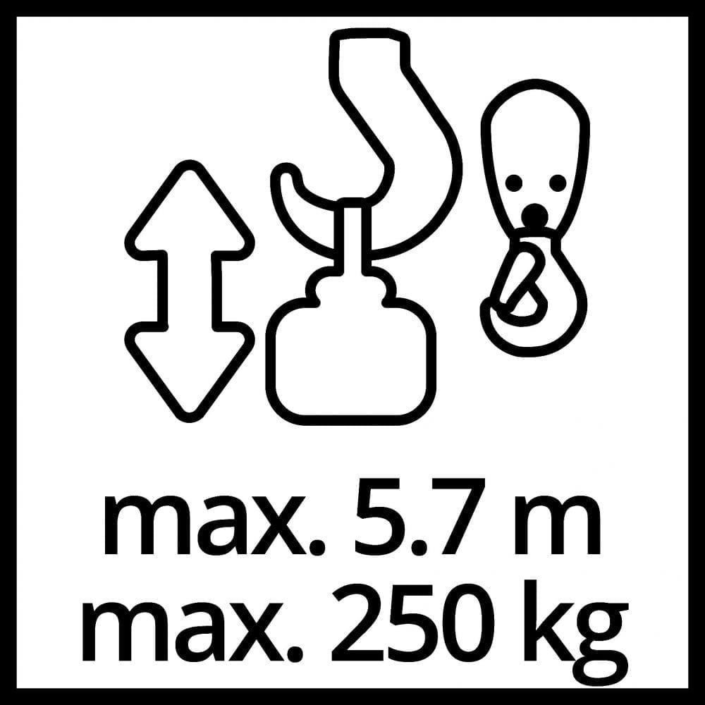 EINHELL električna dizalica TC-EH 250 - Image 8
