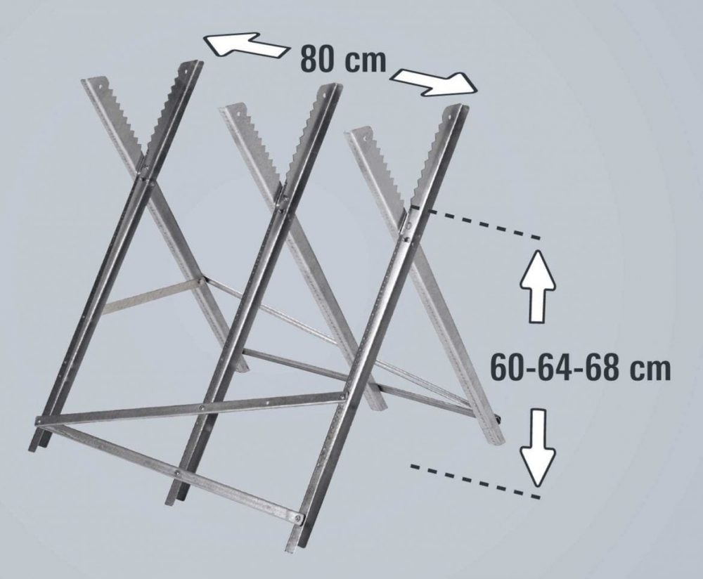 EINHELL metalni stalak za piljenje drva - Image 2