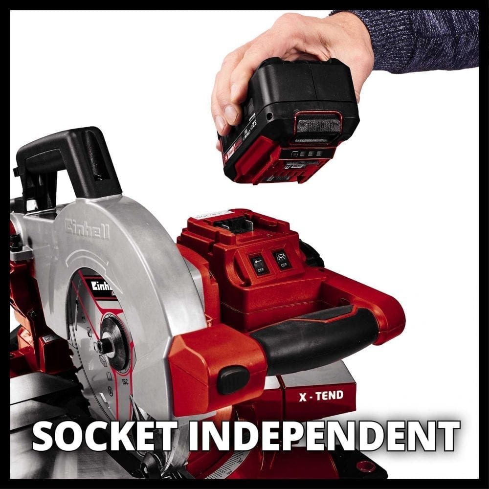 EINHELL aku preklopna pila TE-MS 18/210 Li PXC 18V bez baterije - Image 4