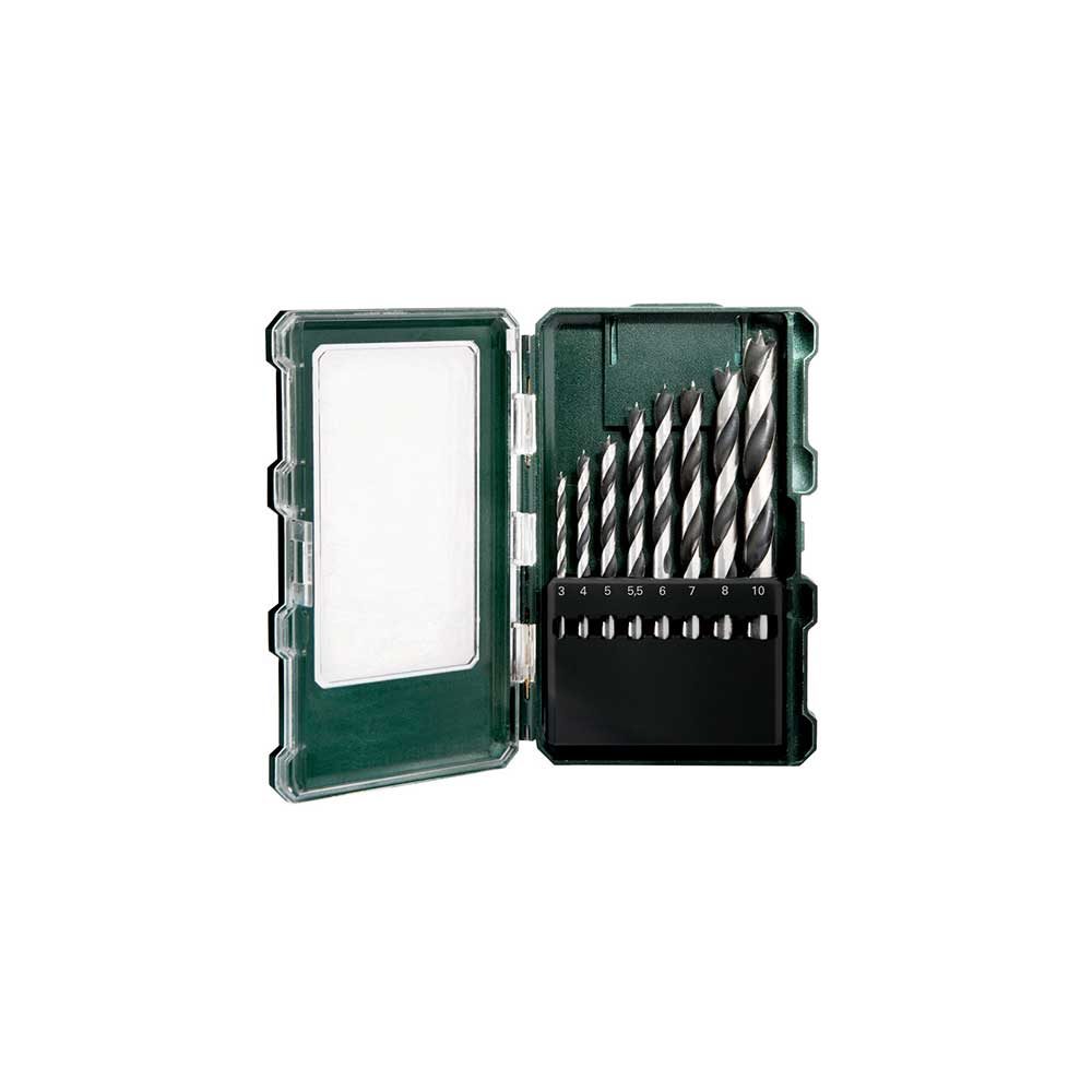 METABO set svrdala za drvo 3-10 mm 8-dijelni