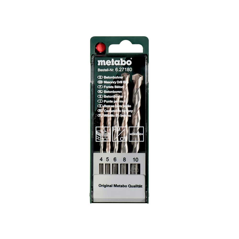 METABO set svrdala za kamen 4-10 mm 5-dijelni