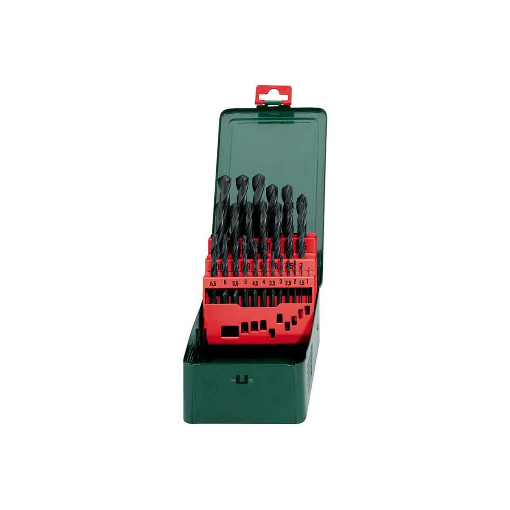 METABO set svrdala HSS-R za metal 1-10 mm, 25-dijelni