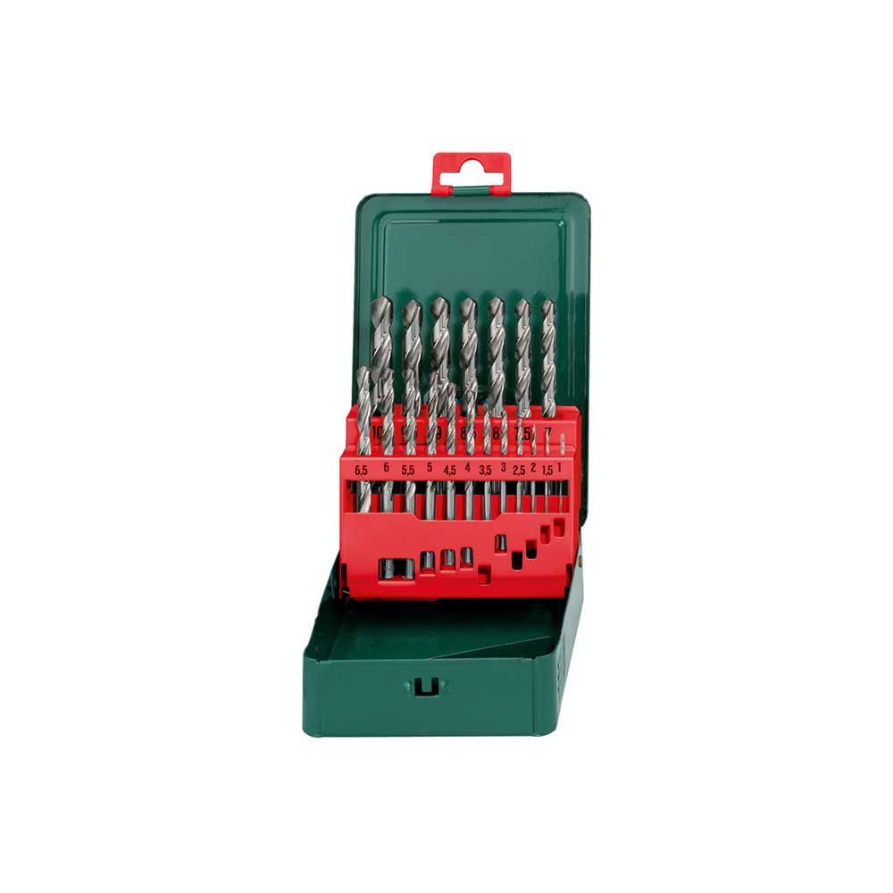 METABO set svrdala HSS-G za metal 1-10 mm, 19-dijelni